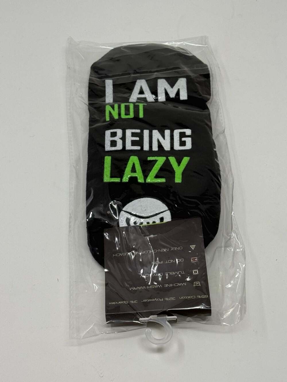 Gamer Socks Novelty Ankle Socks - I Am Not Being Lazy I'm In Power Mode